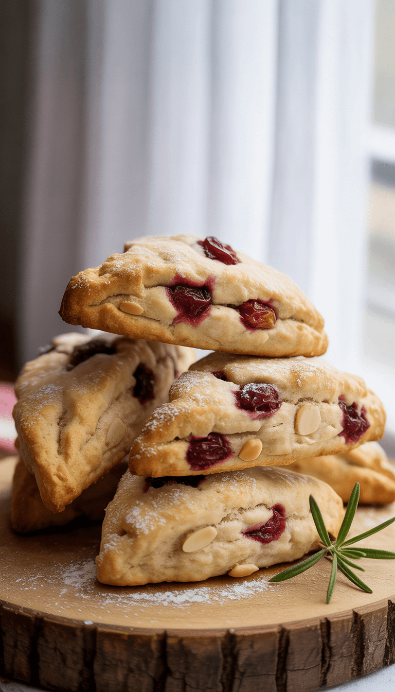 Cherry Almond Scones
