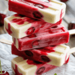 Cherry Yogurt Popsicles