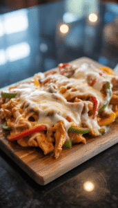 Chicken Fajitas with Extra Cheese
