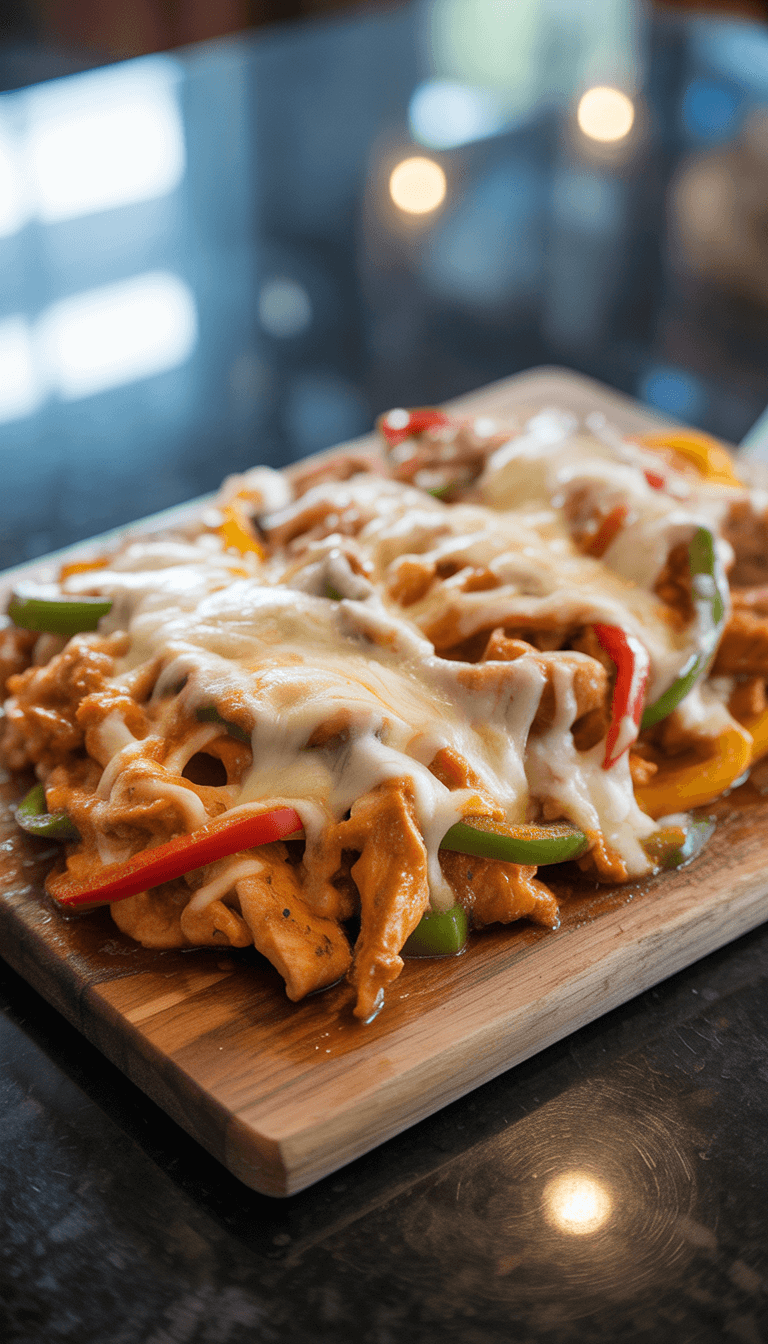 Chicken Fajitas with Extra Cheese