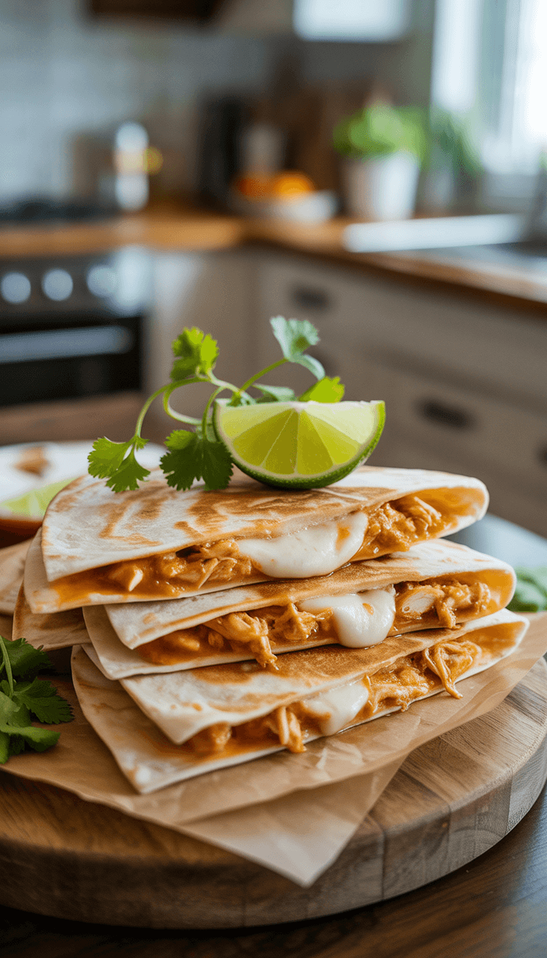 Chicken Quesadillas - Family Style