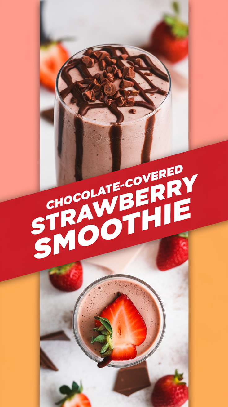 Chocolate-Covered Strawberry Smoothie