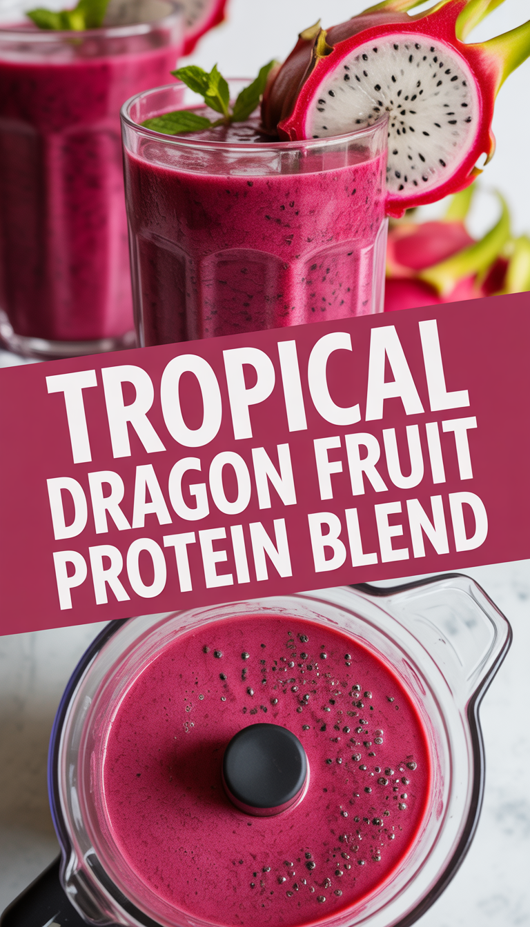 Tropical Dragon Fruit Protein Blend