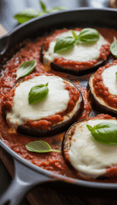 Eggplant Parmesan with Extra Cheese