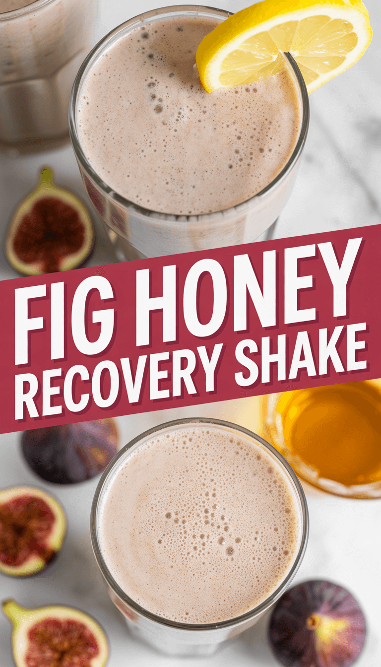 Fig Honey Recovery Shake