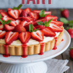 Fresh Strawberry Tart with Vanilla Custard