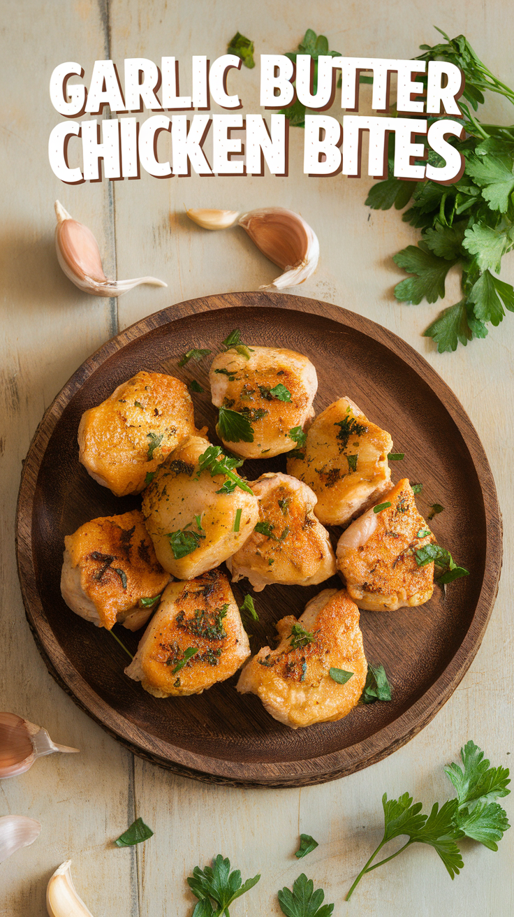 Garlic Butter Chicken Bites