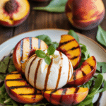Grilled Peach and Burrata Salad