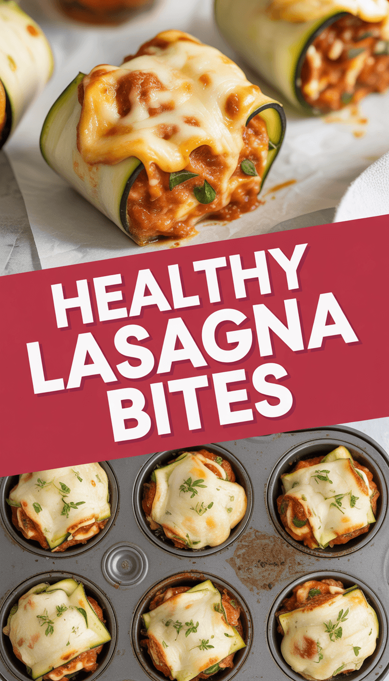 Healthy Lasagna Bites