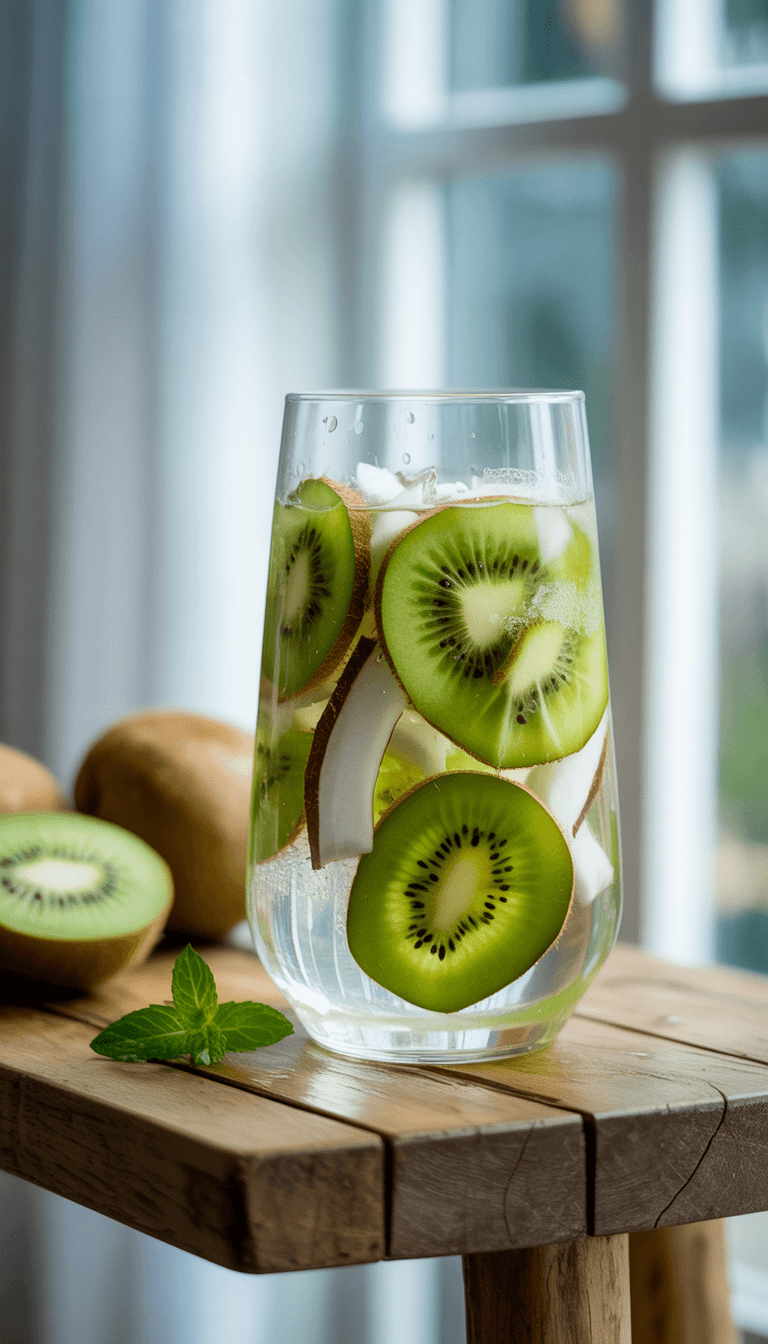 Kiwi Coconut Water Refresher