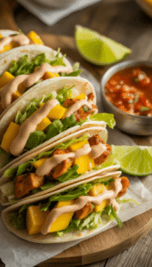 Mango Chicken Tacos