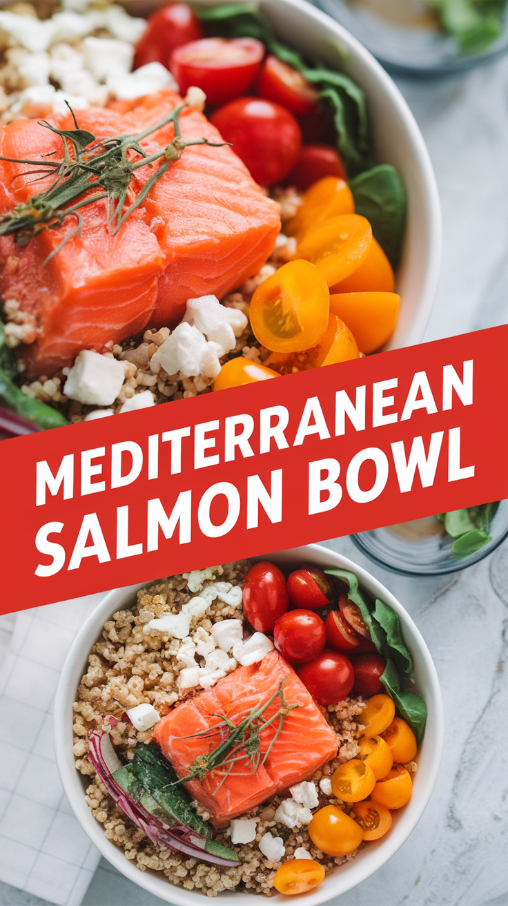Mediterranean Salmon Bowl
