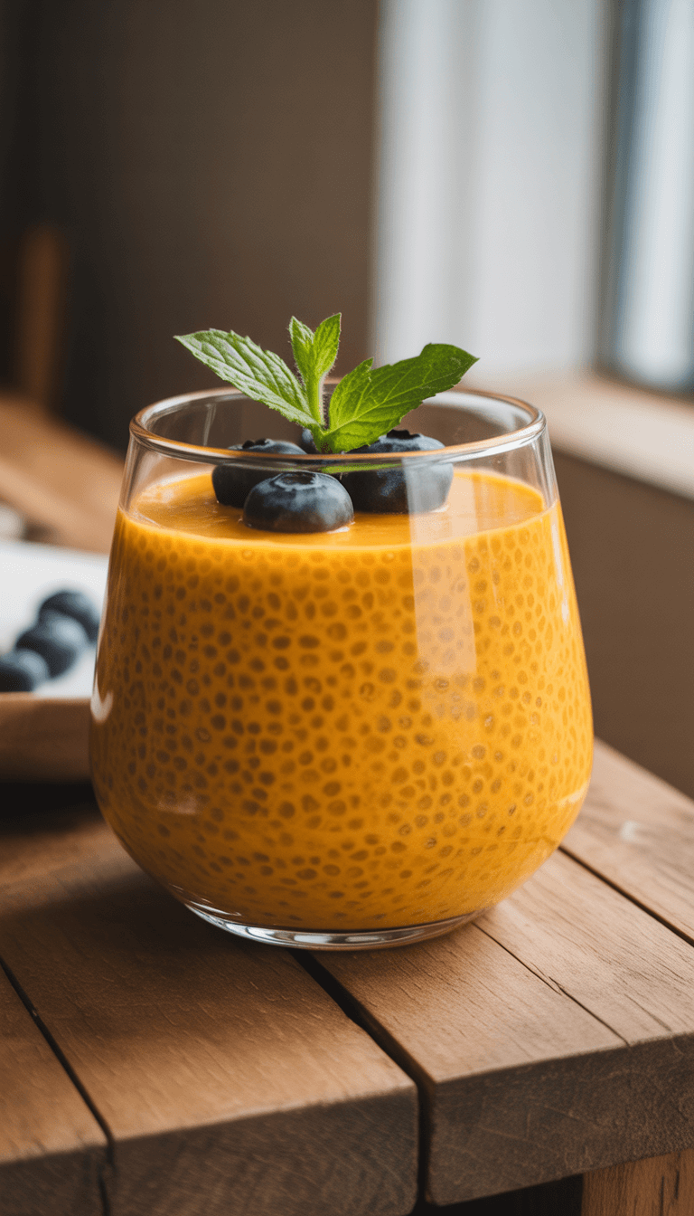 Orange Chia Seed Pudding