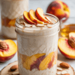 Peach Almond Overnight Oats