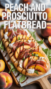 Peach and Prosciutto Flatbread