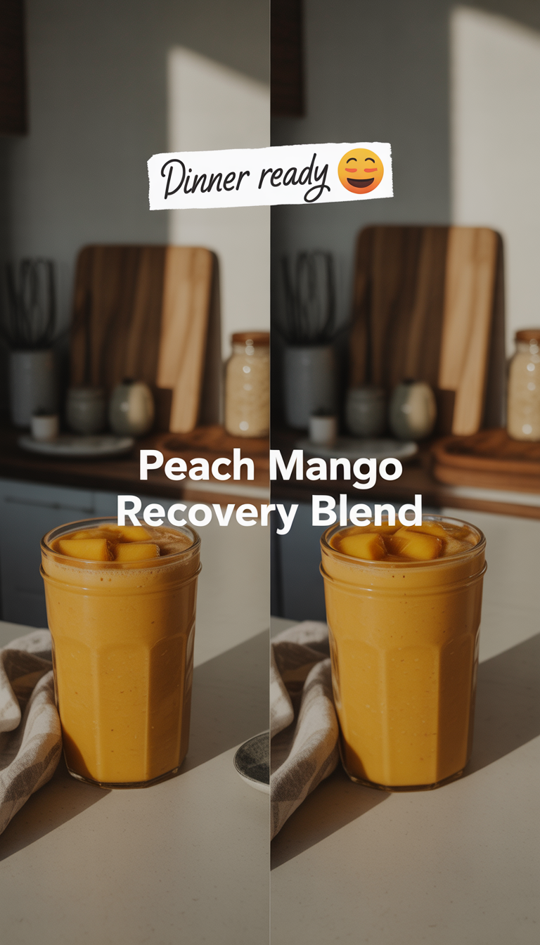 Peach Mango Recovery Blend