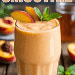Peach Smoothie with Greek Yogurt