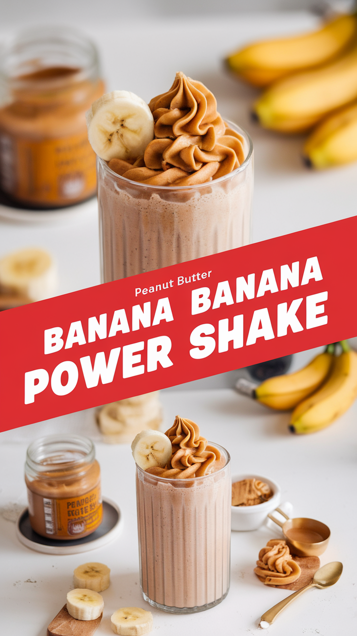 Peanut Butter Banana Power Shake