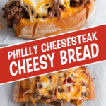 Philly Cheesesteak Cheesy Bread