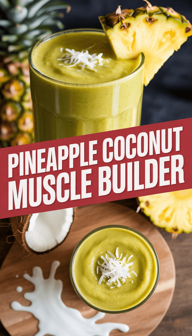 Pineapple Coconut Muscle Builder