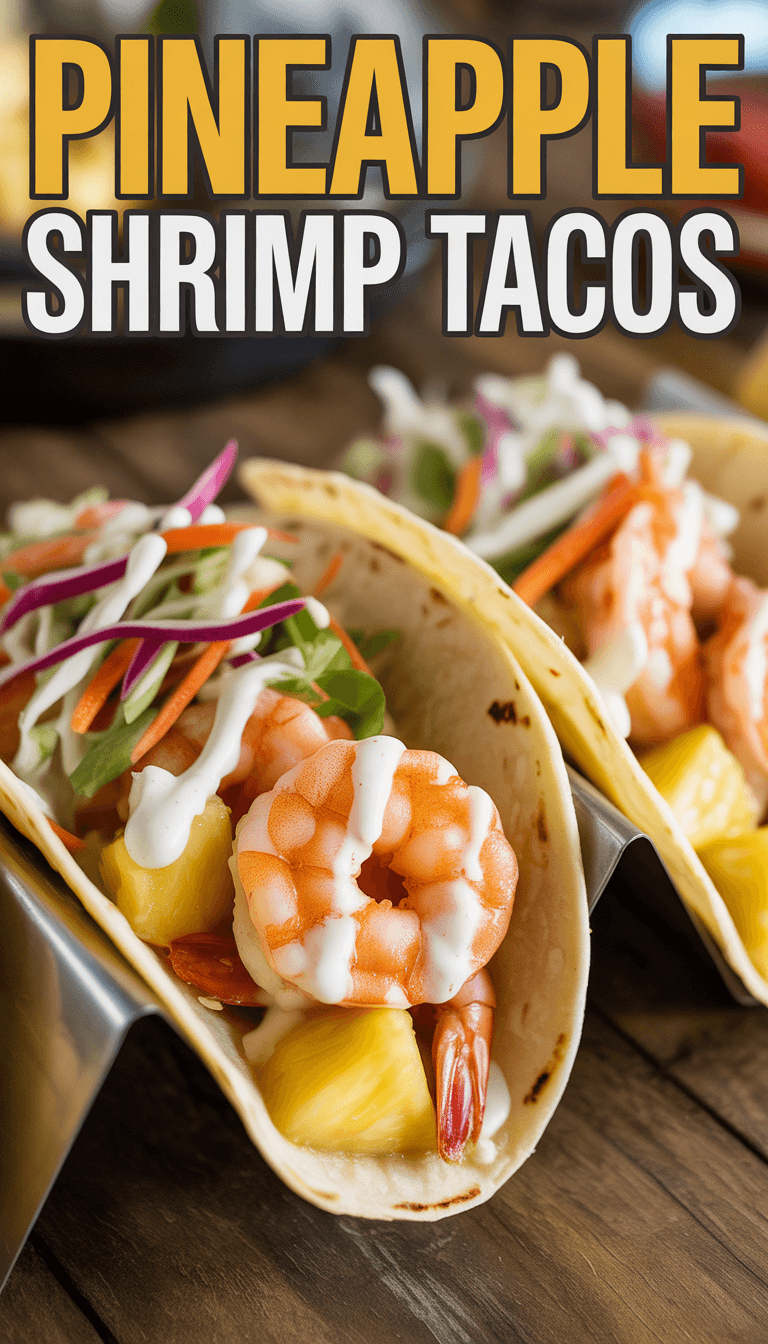 Pineapple Shrimp Tacos