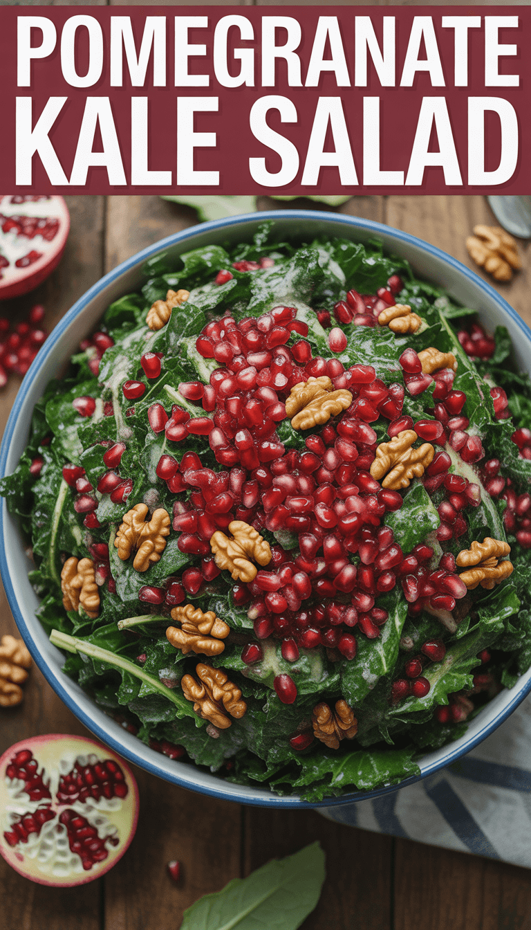 Pomegranate Kale Salad