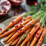 Pomegranate Molasses Roasted Carrots
