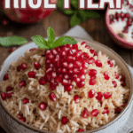 Pomegranate Rice Pilaf