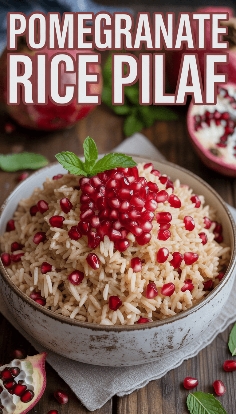 Pomegranate Rice Pilaf