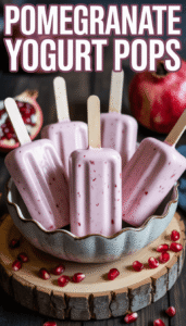 Pomegranate Yogurt Pops