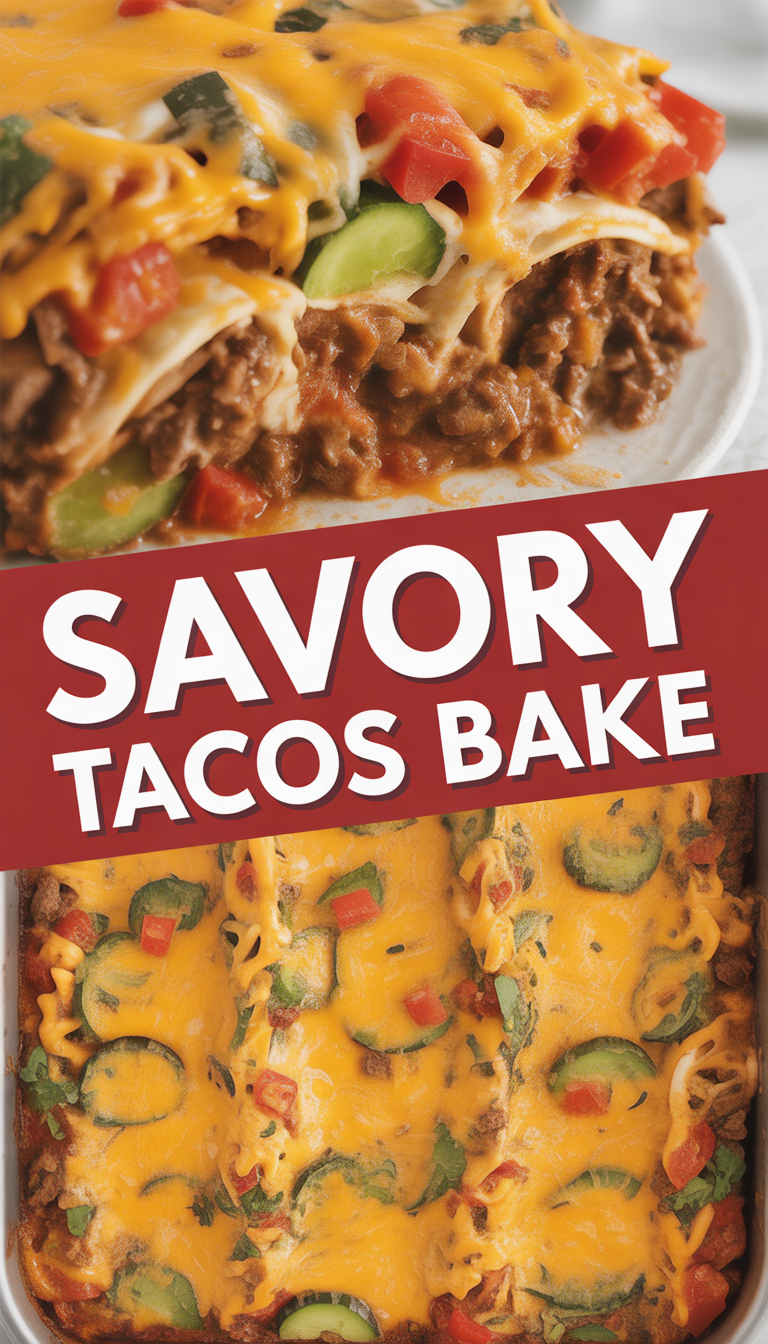 Savory Tacos Bake