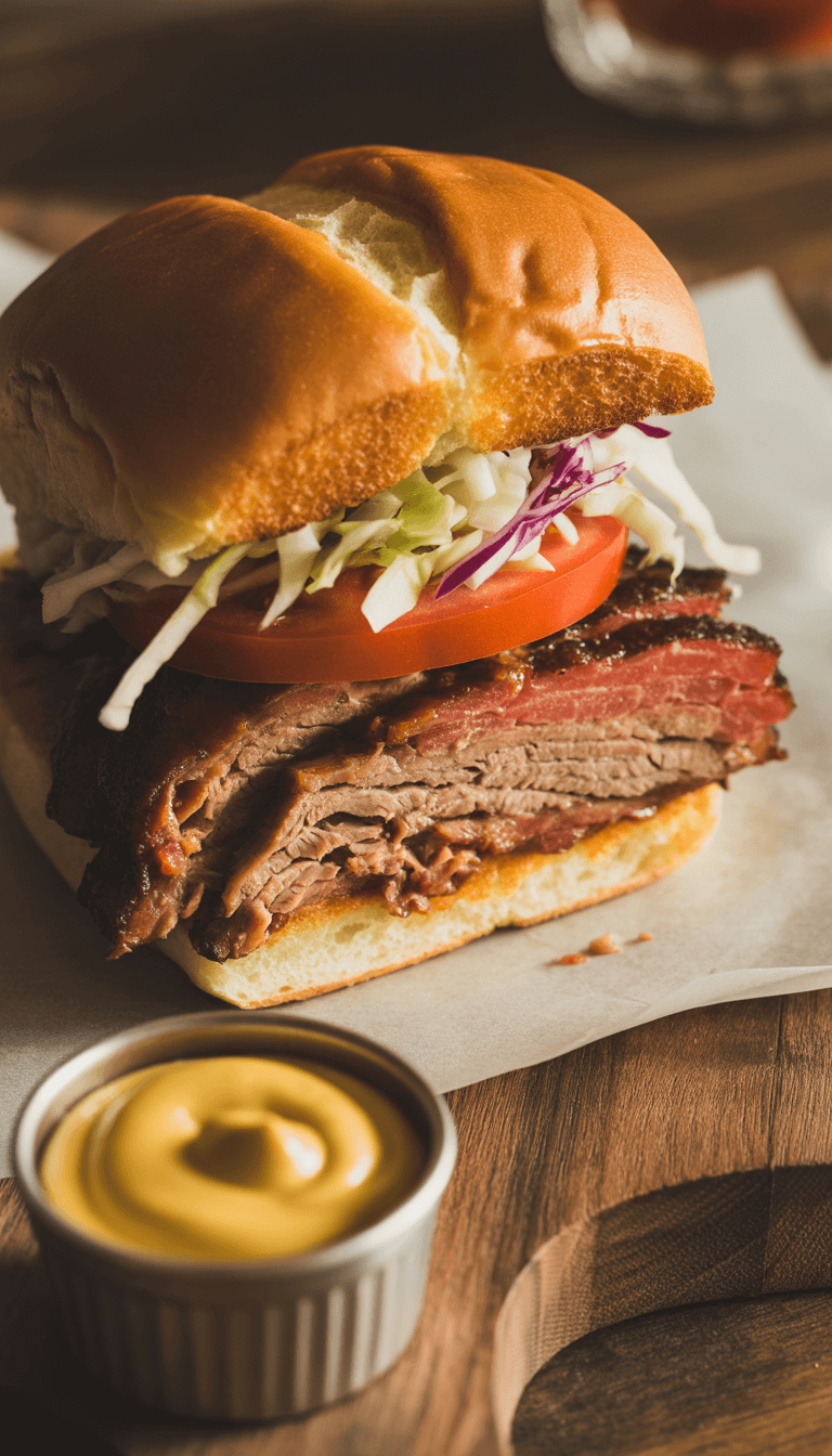 Smoked Brisket Sandwiches