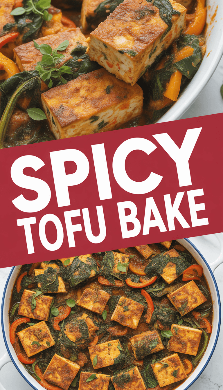 Spicy Tofu Bake