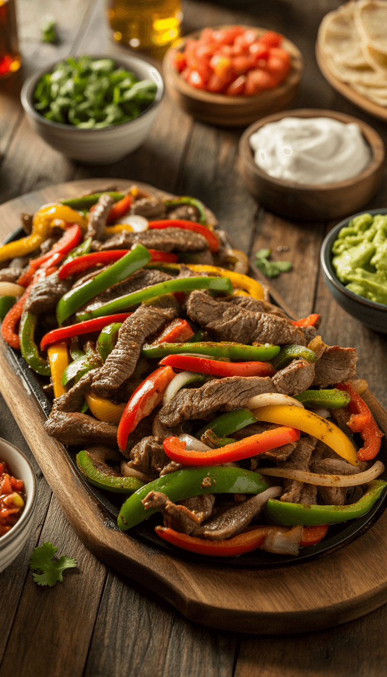 Steak Fajitas - Family Style