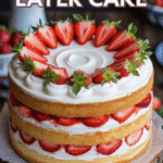 Strawberry and Cream Layer Cake