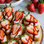 Strawberry & Balsamic Crostini