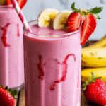 Strawberry Banana Protein Smoothie