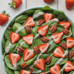 Strawberry Spinach Salad with Poppy Seed Dressing