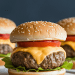 Stuffed Burgers with Cheese Bombs for Hamburger Day