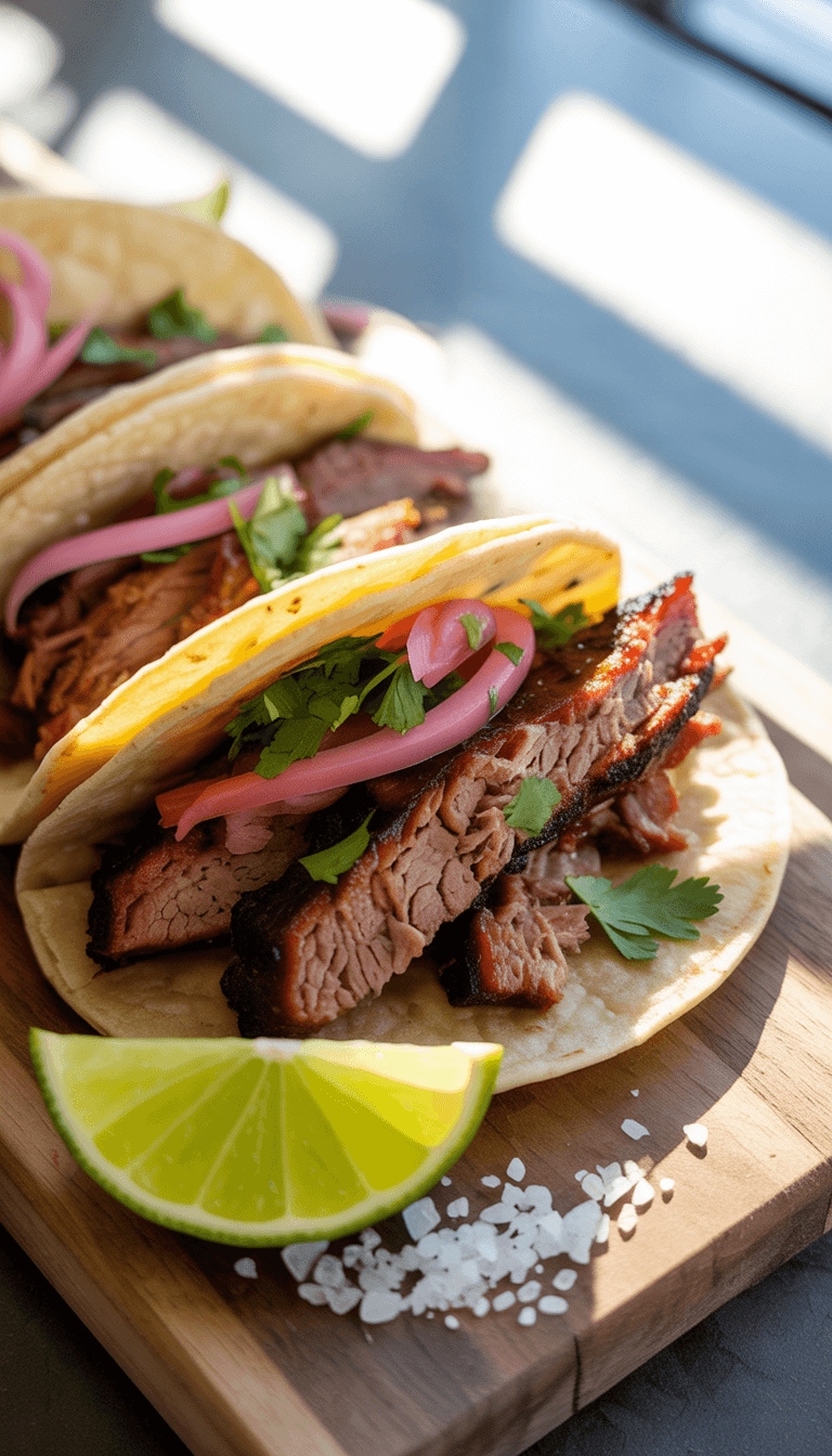 Texas-Style Brisket Tacos