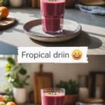 Tropical Fruit Protein Smoothie