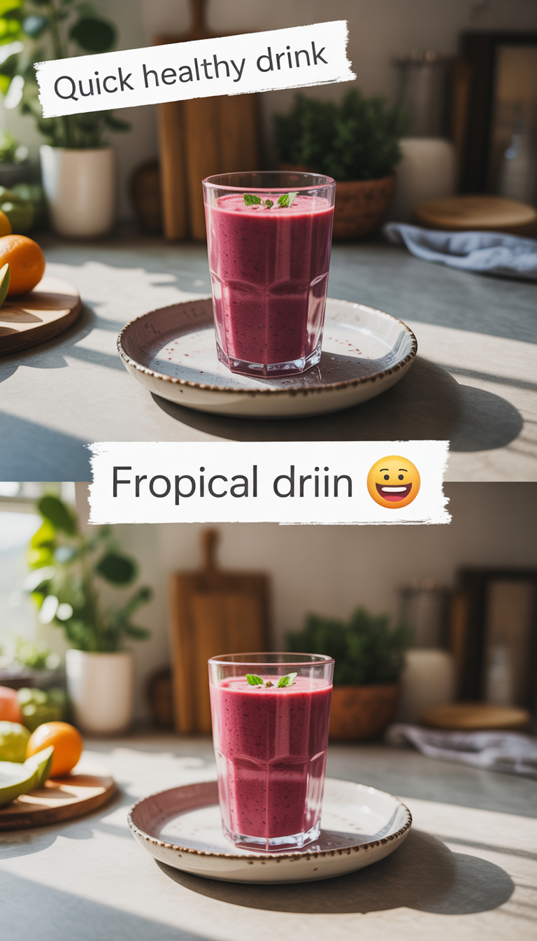 Tropical Fruit Protein Smoothie