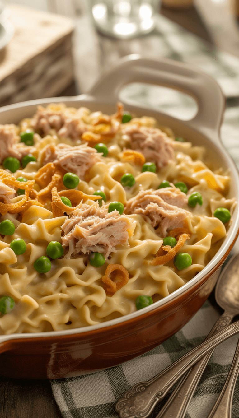 Tuna Noodle Casserole - Family Style