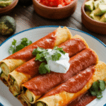 Zucchini and Cheese Enchiladas