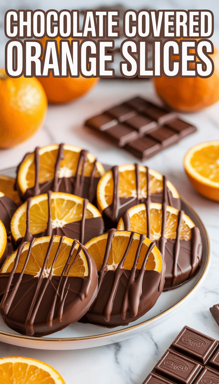 Chocolate Covered Orange Slices