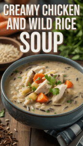 Creamy Chicken and Wild Rice Soup - Family Style