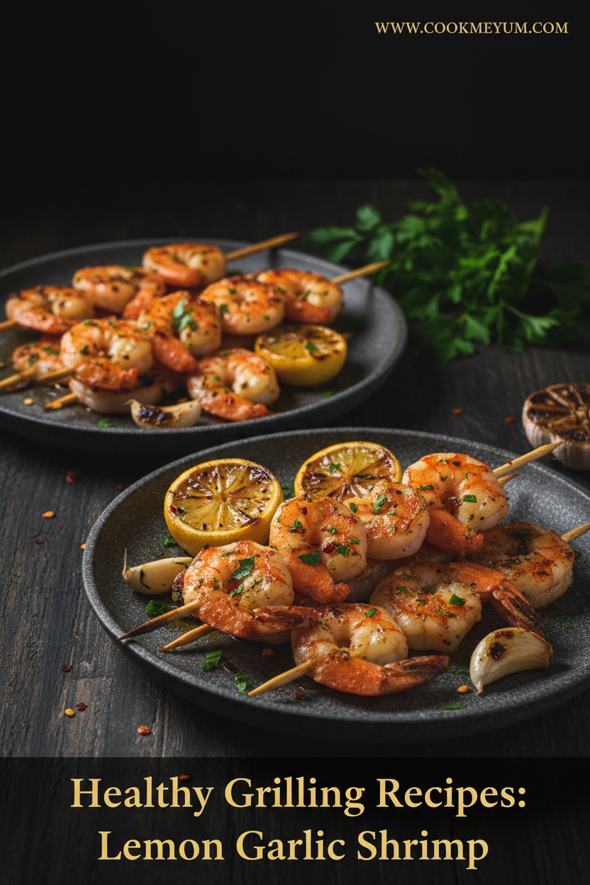 Healthy Grilling Recipes: Lemon Garlic Shrimp