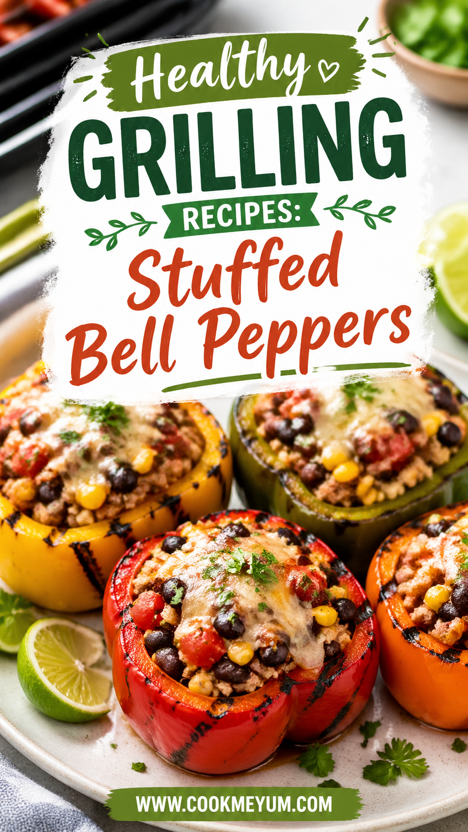 Healthy Grilling Recipes: Stuffed Bell Peppers