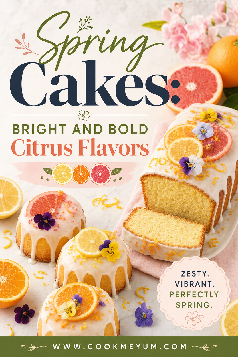 Spring Cakes: Bright and Bold Citrus Flavors