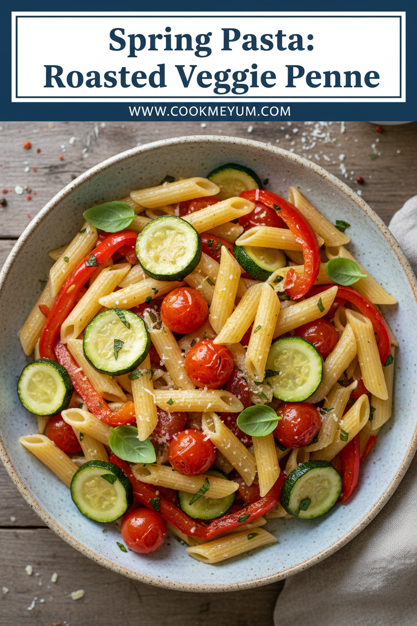 Spring Pasta: Roasted Veggie Penne
